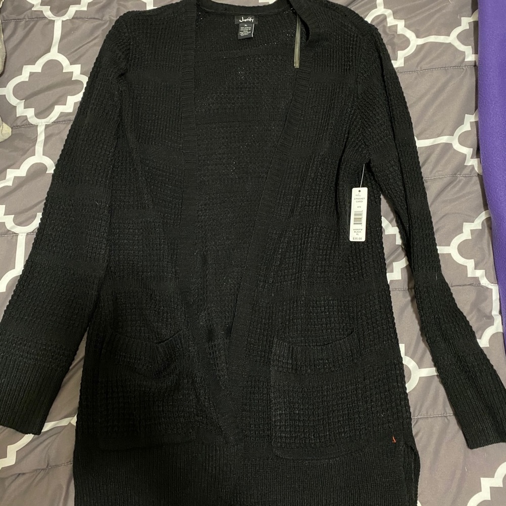 Justify double pocket cardigan
